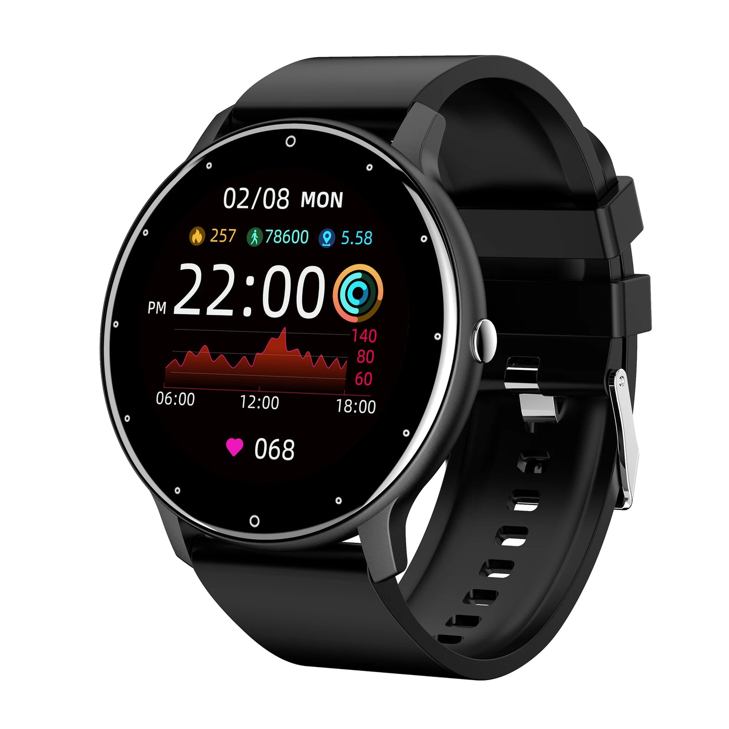IP68 Waterproof Bluetooth Smartwatch for Men Women
