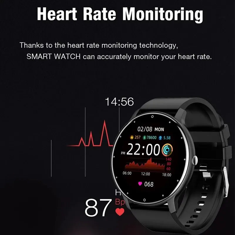 IP68 Waterproof Bluetooth Smartwatch for Men Women