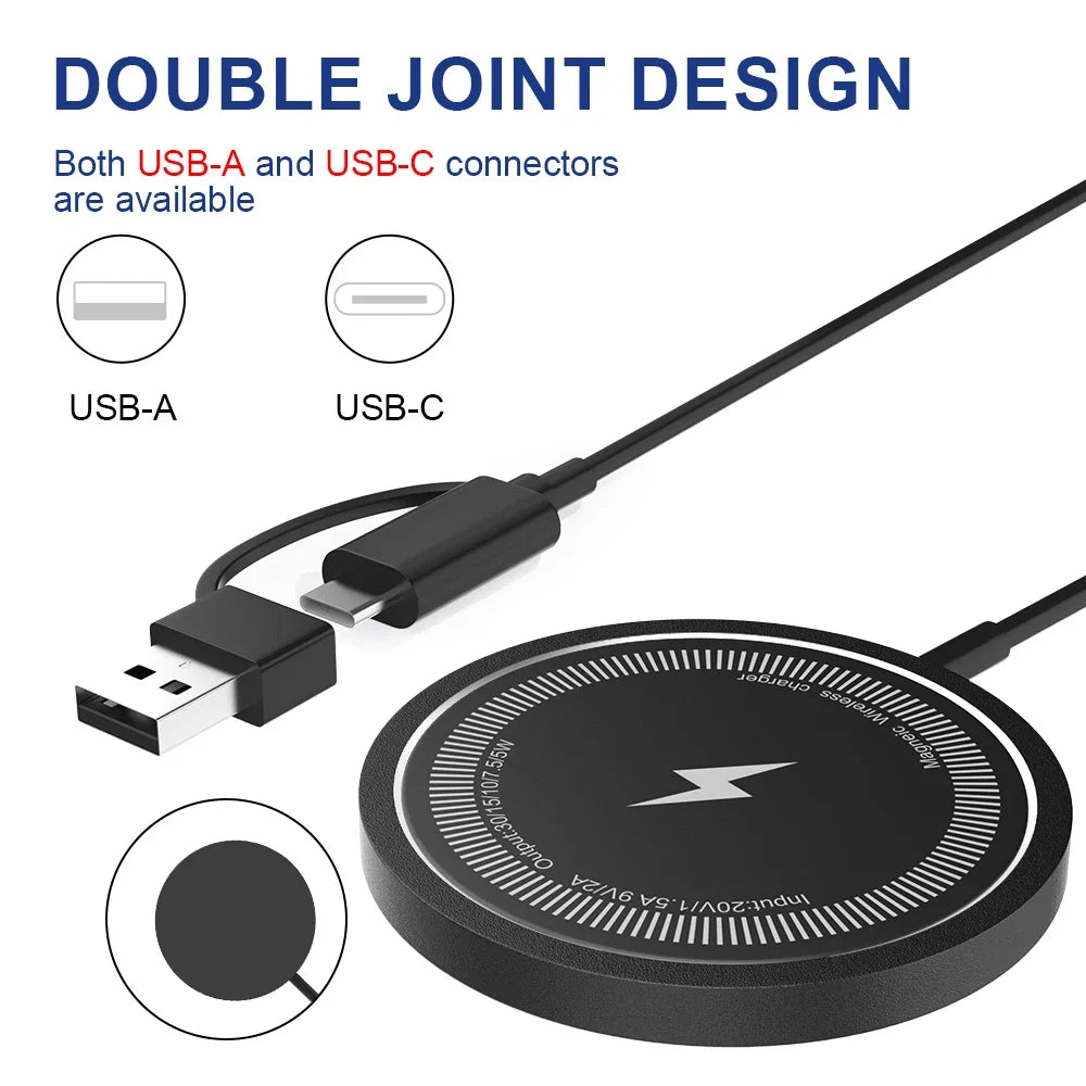 30w Magnetic Wireless Charger Pad for Macsafe